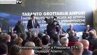 Giuseppe Acierno, faremo di Grottaglie uno scalo a servizio delle aziende aeronautiche
