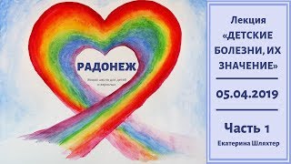 05.04.19 Лекция Екатерины Шляхтер "Детские болезни, их значение". Часть1
