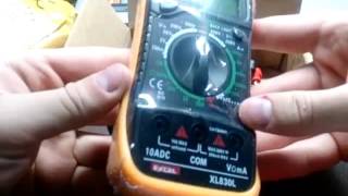 Мультиметр XL830L с AliExpress (распаковка)