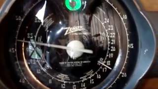 Zenith 9S-324 BT .Аудиотест №2 . Антикварная ламповая техника
