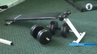 Новый тренажерный зал в селе Хрустовая