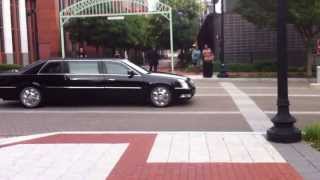 Vice President Biden's Motorcade leaving USDOT