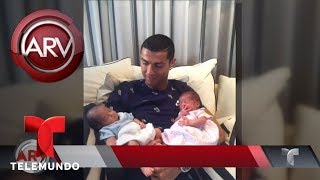 Cristiano Ronaldo presentó a sus gemelos | Al Rojo Vivo | Telemundo