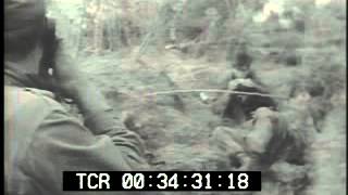 Vietnam War - Vietcong Snipers Ambush U.S. Soldiers PublicDomainFootage.com