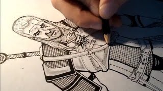 How To Draw The Witcher - Geralt of Rivia