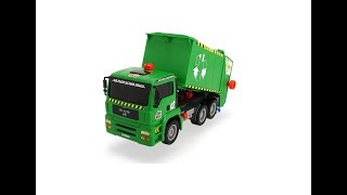 Dickie Toys — Мусоровоз с воздушной помпой и контейнером 3805000 в магазине PLANETTOYS