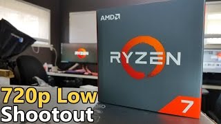 Ryzen 1700 vs i7 7700K | 720p Low Setting Benchmarks