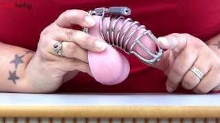 Spiral Stainless Steel Chastity Device