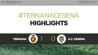 Giornata 3 - Gli highlights di Ternana - Cesena: 1-0