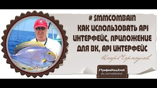 #4 SMMCombain. Как использовать API Интерфейс, приложение для ВК, API Интерфейс в SMMCombain