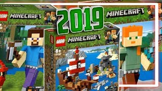 Что в LEGO Minecraft 2019 наборы Майнкрафт Лего