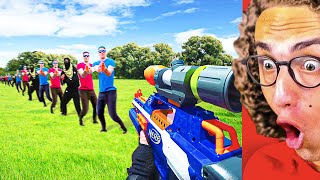 Reacting To INSANE NERF VIDEO GAME BATTLE!