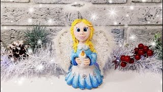 Как сделать новогоднего (рождественского) ангела своими руками. Мастер-класс.DIY.