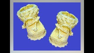 ПИНЕТКИ СПИЦАМИ.Вязание новорожденому Crochet And Knitting