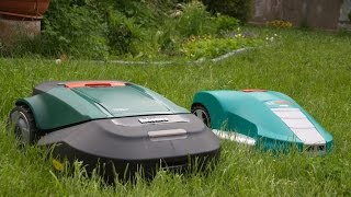 Робот газонокосилка Bosch Indego и Robomow RS612, сравнение и большой тест