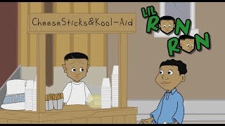 LIL RON RON OUTSIDE SELLING CHEESESTICKS