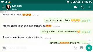 Girl chat,love chat,bfgf romantic couple story WhatsApp chat conversation to girlfriend and bf love