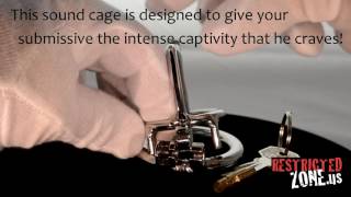 Stainless Steel Cum Through Sound Cage.
