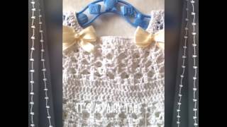 Комбинезон песочник | вязание крючком Overalls baby crochet
