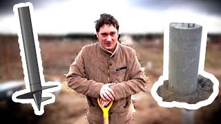 Фундамент | Чем плохи винтовые сваи? | Бетонные столбы и их плюсы