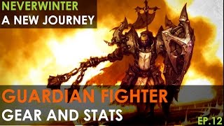 NEVERWINTER PS4 NEW CHARACTER -GUARDIAN FIGHTER GEAR AND STATS- EP.12