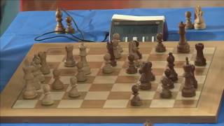 1 тур. Яковенко - Грачев, Каталонское начало. Чемпионат Москвы по блицу 2016. Владимир Белов