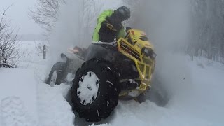 BRP RENEGADE ЗАСТРЯЛ  В СНЕГУ!