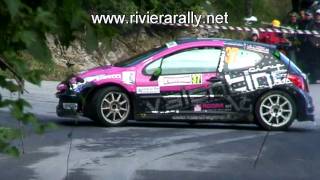 Rally Sanremo 2010 spettacolari testacoda