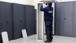 Сборка ячеечного металлического шкафа ШО