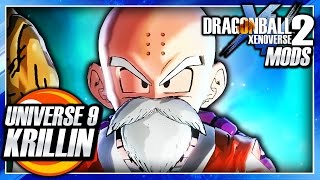 Dragon Ball Xenoverse 2 PC: Universe 9 Krillin DLC (Dragon Ball Multiverse) Mod Gameplay