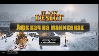 Афк кач на манекенах в Black Desert
