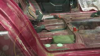 Mercedes W124 - Rear ABS sensor wiring location - requested video