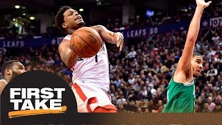 First Take reacts to Raptors' win over Celtics | First Take | ESPN