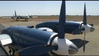 Cockpit ILYUSHIN 18 into Mogadishu, SOMALIA