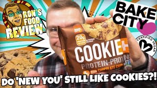 BAKE CITY COOKIE+ PROTEIN!! VEGAN PROTEIN COOKIE TASTE AND REVIEW!