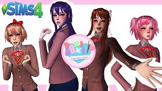 [CAS] Doki Doki Literature Club! (The Sims 4 Создание персонажа\Скачать\!Спойлеры!)
