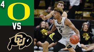 2020 College Basketball #4 Oregon vs Colorado Highlights