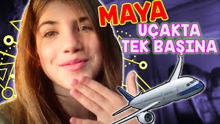 Maya Tek Başına Barselona' ya Uçtu | Bizim Aile