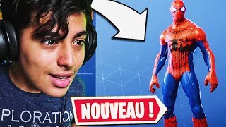 CE HACKER ME DONNE LE NOUVEAU SKIN SPIDER-MAN SUR FORTNITE BATTLE ROYALE !