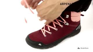 Bota Arpenaz 100 Feminino Quechua - Exclusividade Decathlon