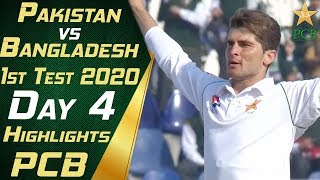 Pakistan vs Bangladesh 2020 | Full Highlights Day 4 | 1st Test Match | PCB