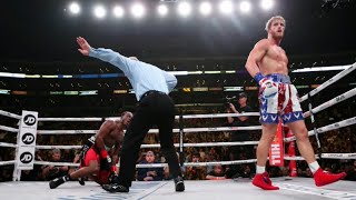 KSI breaks down in tears as he defeats Logan Paul on points in wild six-round LA thriller