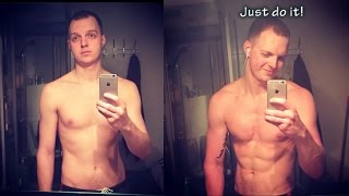 My 3 Month Body Transformation Трансформация тела за 3 месяца дома! Эктоморф.