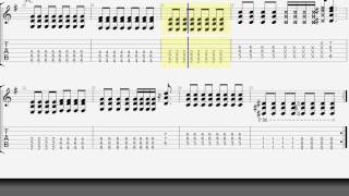 ONE OK ROCK Living Dolls ギター タブ guitar TAB