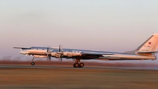 Два стратегических ракетоносца Ту 95МС выполнили полет над водами Чукотского, Берингова и Охотского