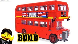 Time lapse ⏩ LEGO Creator Expert London Bus Build 10258