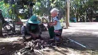 Как приучить ребенка к труду. How teach child to home work.