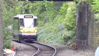 Class 139 'Parry People Mover' running between Stourbridge Junction & Stourbridge Town 18/05/13