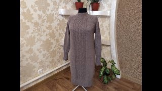 Платье (свитер) из пряжи "Borotalco". Часть 4. Закрытие петель.