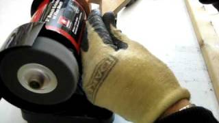 Mini bench grinder/polisher with flexible shaft (0-10,000 RPM no load)